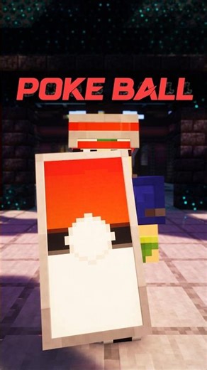 Minecraft: POKE BALL Banner Design #minecraft #shorts