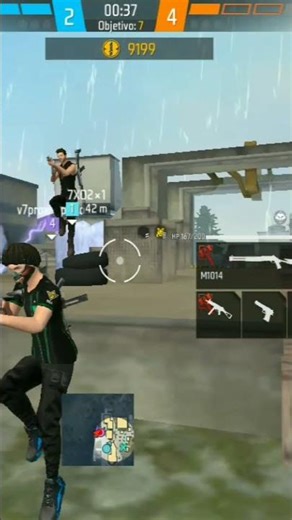 os na cara do boot kkk#freefire #m1014