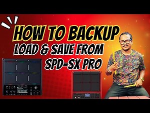 How To Backup, Load & Save From SPD-SX PRO | Full Demo | Bubai Das Octapad Guru || Radhe Radhe 🙏