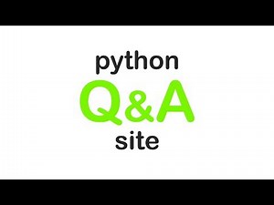 Make a Q&A site with Python