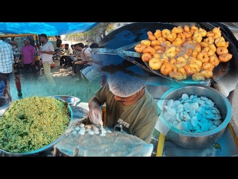 Mini Idli vada Rs.25/- only || Button Idli vada at Gulbarga || South Indian Breakfast 🍽️