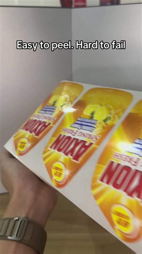 Labels that apply fast and come off clean — built for real products.