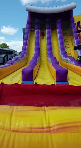 Who’s loving our Ninja Valley water slide! Free to all Ninjas after your session in the arena! 💦☀️