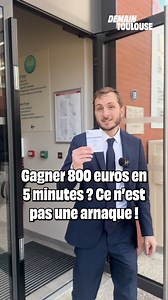 💸 Gagner 800€ / an en quelques minutes : c'est possible ! Avec la liste Demain Toulouse nous améliorerons la justice sociale et le pouvoir d'achat du plus grand nombre ▶️ Inscrivez-vous sur les listes électorales en ligne en quelques minutes (lien en bio), il vous reste moins de 50 jours pour le faire ne tardez plus ! #pouvoirdachat #toulousemaville | François Piquemal