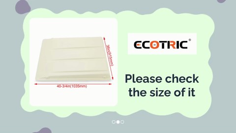 ECOTRIC Lawn Tractor Sun Shade, Top Canopy Compatible with John Deere Tractors with ROPS, White Sun Shade W/Mounting Brackets, Reduce Heat and Glare with This Umbrella Canopy