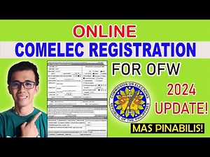 PAANO MAG-REGISTER SA COMELEC ONLINE | ONLINE COMELEC REGISTRATION 2024 | ELECTION 2024