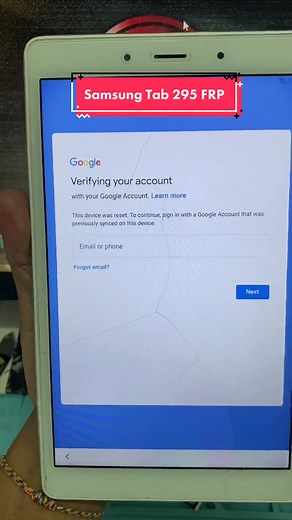 Samsung Tab T295: Easy FRP Removal Guide