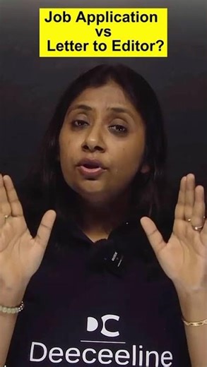 Job Application vs Letter to Editor #english #commerce