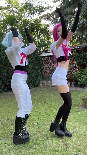 Team Rocket James and Jessie Cosplay