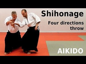 Aikido technique SHIHONAGE on basic attacks, by Stefan Stenudd