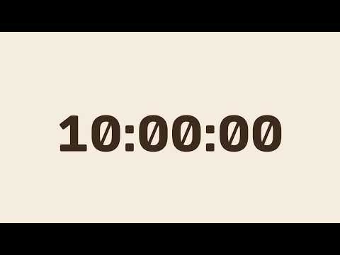 10시간 무음 스터디 타이머 / 10 Hour Silent Study Timer #timer #공부 #스터디윗미 #study