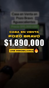 2.6K views · 500 reactions | Casa en Venta en Pozo Bravo Aguascalientes #casasenventa #ventacasa #inmobiliaria #aguascalientes #mexico | UNE Bienes Raíces | Facebook