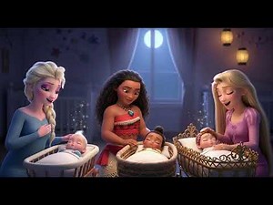 Moonlit Hugs – Elsa, Moana & Rapunzel Lullaby for Kids