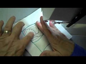 Zentangle Quitling by Machine