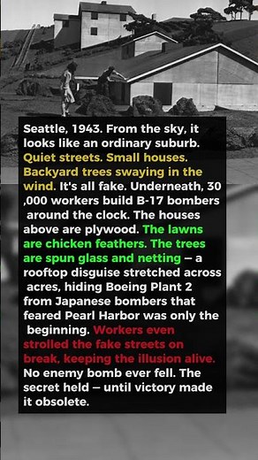 America Hid an Entire Bomber Factory Under a Fake Town |WW2