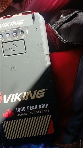 Viking 1000 AMP Lithium-ion Jump Starter & Battery Bank proof of fully charging before 1st use.