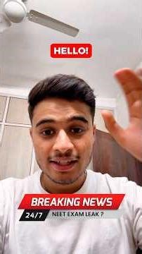 Re-NEET 2026 😰? Paper Leak Confirmed in 4 States? 💀