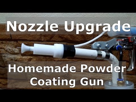 Homemade Powder Coating Gun - Nozzle Upgrade