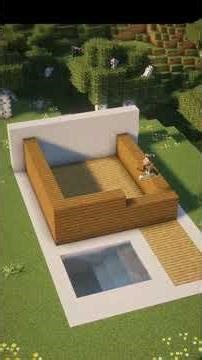 Minecraft Modern House tutorial in 1 min