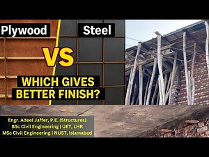 Steel Shuttering vs Plywood | Surface Comparison After Removal