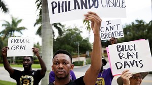 Black Lives Matter protesters march through downtown Naples