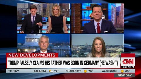 Fred Trump was born in NY ... that's not what Trump says