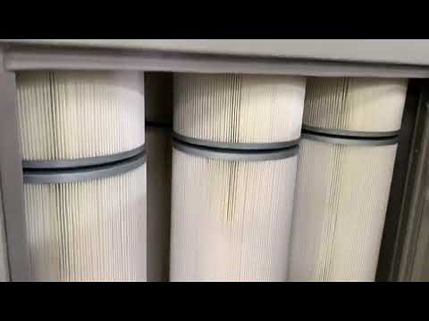 Filter cartridge recovery system for powder coating booth