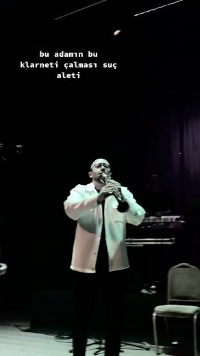 Captivating Live Saxophone Performance on Stage