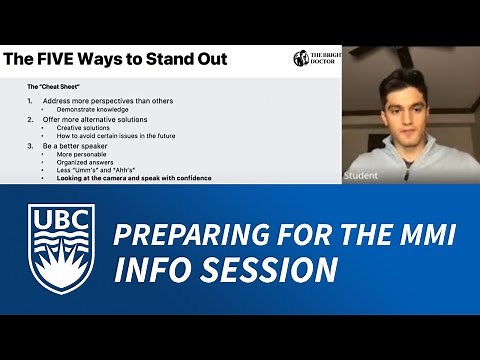 UBC MMI Interview [1 Hour Webinar] - Interview Preparation