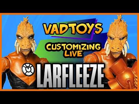 Fixing Larfleeze - Customizing Live - DC Multiverse McFarlane Figure
