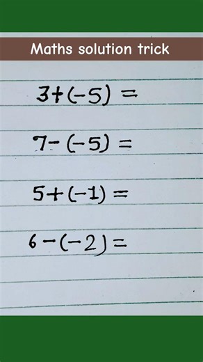 Only 1% Know This Method for Signed Numbers #mathematica #mathtrick #mathematics #maths #education