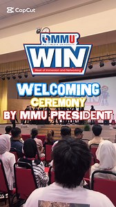 1.4K views · 23 reactions | WIN Day 1 starts with Welcoming Ceremony by MMU President. #ThereIsUinMMU #MMUisYouLeadingTheDigitalFuture | Multimedia University | Facebook