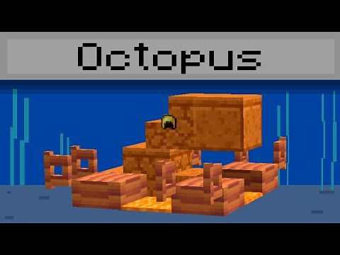 Minecraft | How To Build: Octopus