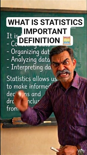 What is Statistics? #statistics #funny #stats #datascience #shortvideo #shorts #viral #trending #ai