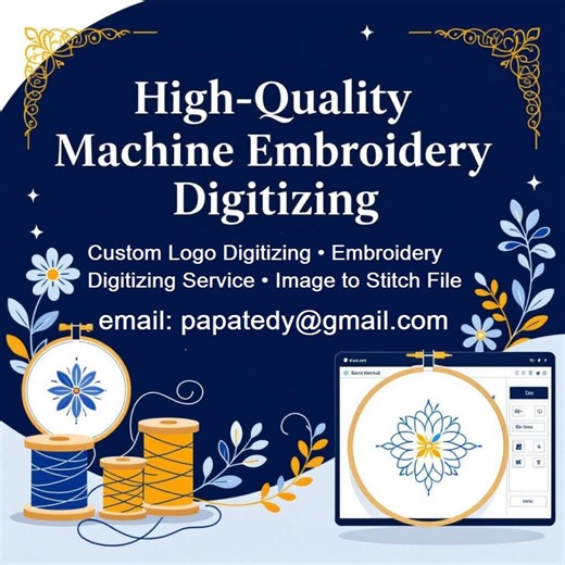 Custom Logo Digitizing • Embroidery Digitizing Service • Image to Stitch File - Etsy