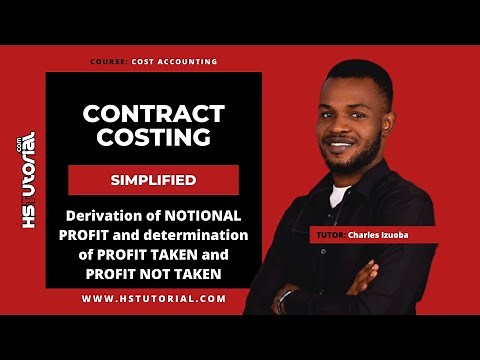 Contract Costing - Ex 1 - Notional Profit