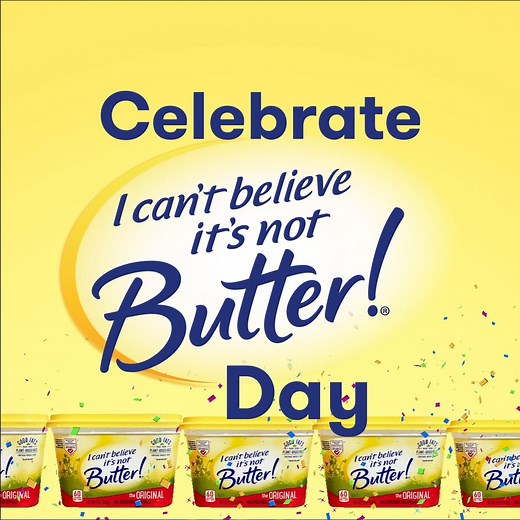 Hey butter? You’re toast. Hey toast? I’m the new butter. :-) Slather #ICantBelieveItsNotButterDay stickers all over your Instagram Stories, now on GIPHY | I Can't Believe It's Not Butter