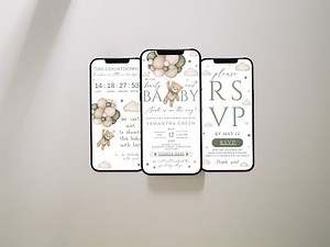 How to Customize baby shower Invitations with Trackable RSVP | Step-by-Step Canva Tutorial