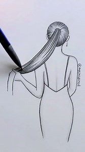1.6M views · 8.9K reactions | How to draw hair ✏️ Easy steps for beginner artist's #art #artwork #artist #draw #drawing #sketch #illustration #fashion #howto #satisfying #drawingoftheday | Eyeinspired | Facebook