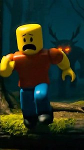 Noob's Scary Escape from the Deer in Roblox! #robloxshorts #roblox #shorts