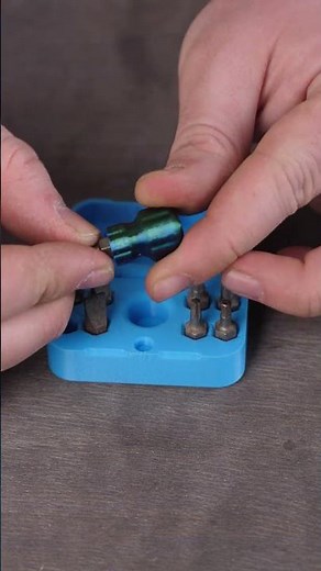 The Ultimate Precision Tool! 🛠️ Mini Screwdriver & Bit Box #3dprinting #edc #tools