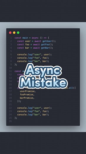 กับดัก Async พื้นฐาน JavaScript ep.27 #javascript #programming #สอนเขียนโปรแกรม #เขียนโปรแกรม #webdeveloper #webdevelopment #coding #เขียนโค้ด #โปรแกรมเมอร์ #โปรแกรมเมอร์ที่รัก