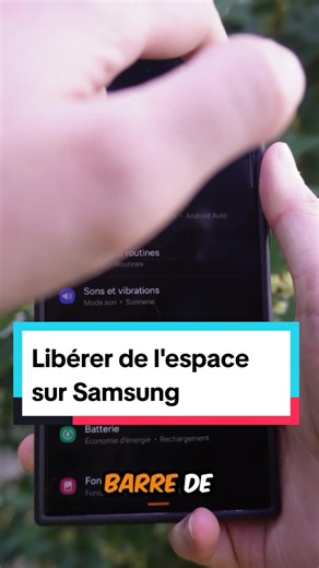 Comment libérer de l'espace de stockage sur Samsung ?