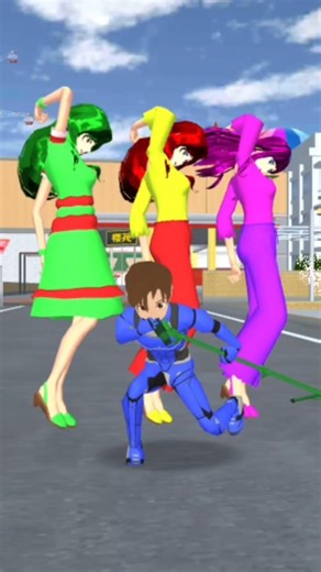 taiga vs Super hero Yuta #sakuraschoolsimulator #youtubeshorts #sakura #shorts
