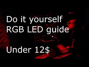 Make your own RGB LED lights for your pc