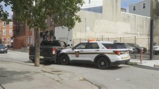 Chase ends with Pa. trooper’s car smashing into pickup truck