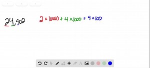 SOLVED:Write number in expanded form using powers of 10 . 24,902