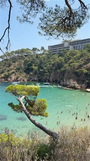 If you’re looking for one of the most beautiful beaches near Barcelona...