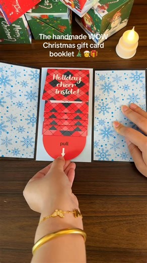 🎄 This Christmas, don’t just give a gift card — turn it into a WOW-worthy surprise with our beautiful handmade Christmas Gift Card Holder! 🎁❤️ | Tapecomedy·O