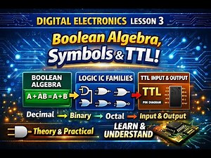 Boolean Algebra & Logic IC Fundamentals - Digital Electronics Lesson 3